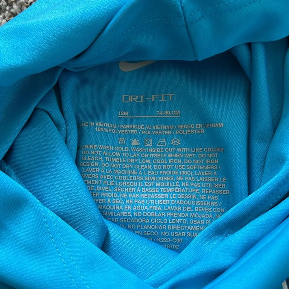 Nike Toddler Girls Dri-Fit Hooded Top and Leggings Matching set 12 months - Picture 5 of 7